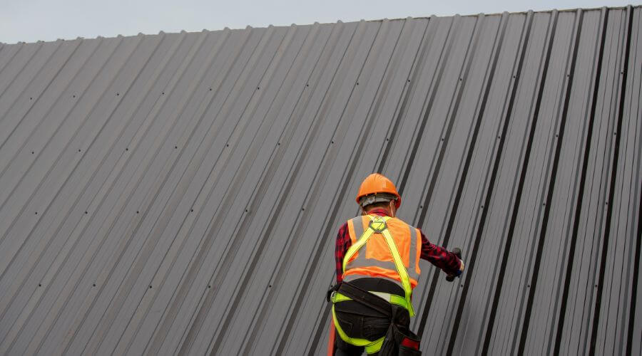 Professional metal roof installation in Adams, MA